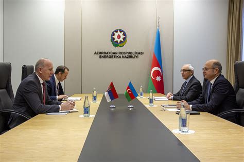 Minister Of Energy Meets With The Ambassador Of Serbia To Azerbaijan