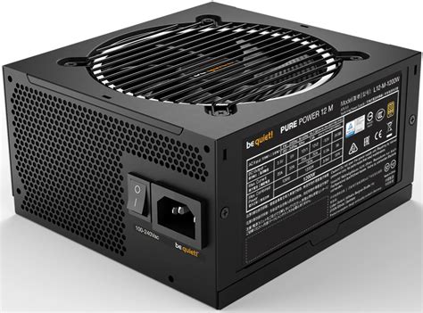 Захранване 1000W be quiet! Pure Power 12 M - BN345 BN345 - на топ цена ...