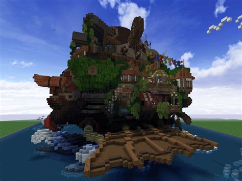 Howl's Moving Castle Minecraft Map