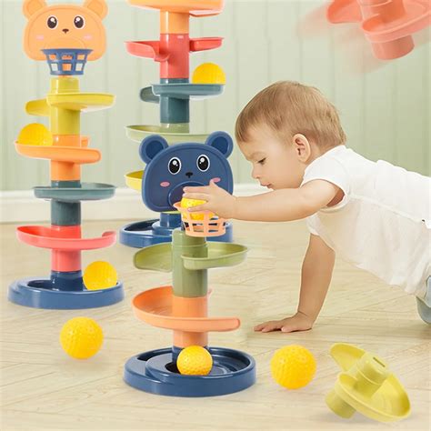 Jouets de jeu Montessori pour bébés de 1 2 et 3 ans piste de