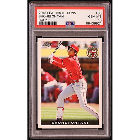 Shohei Ohtani Leaf National Convention Shohei Ohtani Rookie Rc