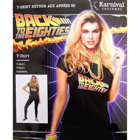 Back To The Future Costume Back To The Eighties 80’s Ladies T-Shirt ...