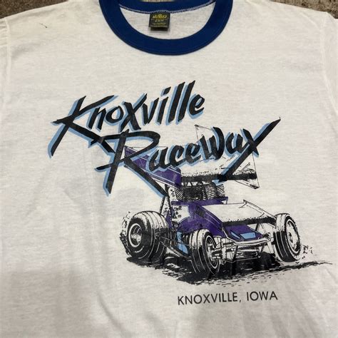 Vintage Knoxville Raceway Sprint Car Capital Ringer T… - Gem