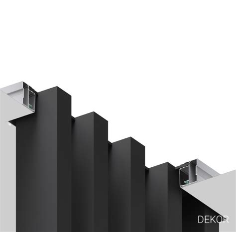 Купить Перегородка DEKOR 2000 Черный муар – НСК-ПРОФИЛЬ