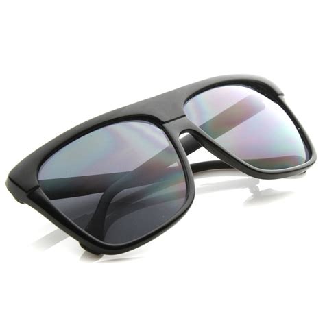 Super Retro Flat Top Mens Aviator Sunglasses Zerouv