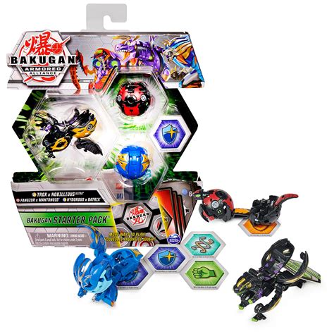 Buy Bakugan Starter Pack 3 Pack Fused Trox X Nobilious Ultra Armored