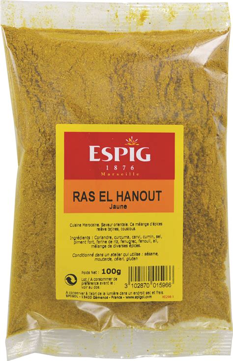 Raz El Hanout Jaune Espig Cepasco Sachet Gr