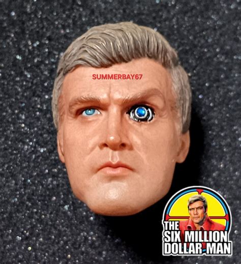 Supermad The Six Million Dollar Bionic Man Toys Head W Bionic Eye