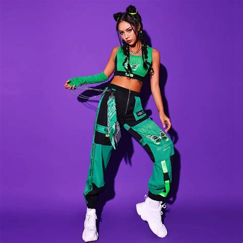 Hip Hop Clothes Women Street Wear Concert Outfits Festival Clothing Rave Stage Performance