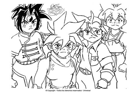 Los Mejores Dibujos De Beyblade Para Colorear ☀️ Todo Para Colorear