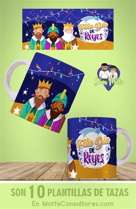 DIA DE REYES Diseños para tazas Plantillas para Sublimar Tazas de los