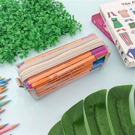 Estojo Baú Cristal Transparente Nude Lilás Rosa Verde e Azul Fizz Shopee Brasil