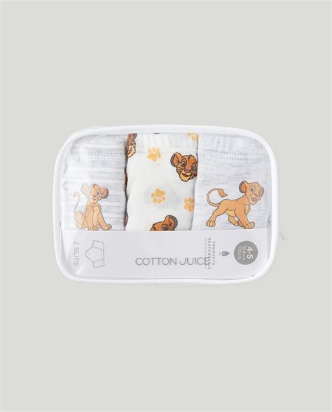 Pack tres slips de niño El Rey León Cotton Juice El Corte Inglés