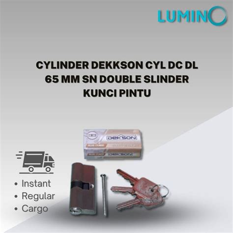 Jual Cylinder Dekkson Cyl Dc Dl Mm Sn Double Slinder Kunci Pintu