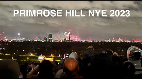 Primrose Hill New Year S Eve London Fireworks Youtube