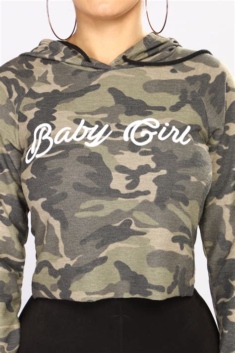 Baby Girl Hoodie - Camouflage