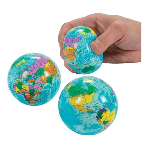 Bola Smile Globo Mapa Terra Macia Ant Stress Shopee Brasil