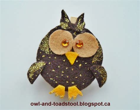 Owl & Toadstool: Felt Crafts