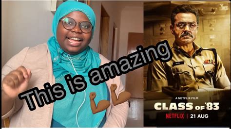 Class Of 83 Official Trailer Reaction Mini Web Series Bobby Deol Netflix India Youtube