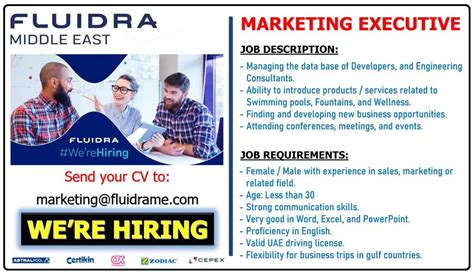 Marketing Executive Dubai Uae Gulf Career Hunt