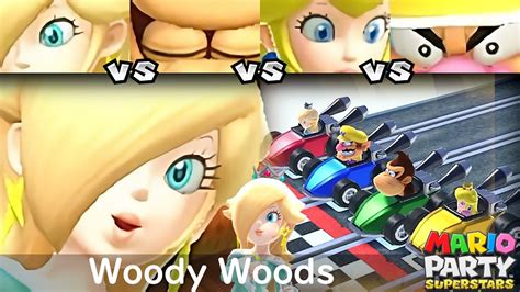 Mario Party Superstars Rosalina Vs Donkey Kong Vs Peach Vs Wario In