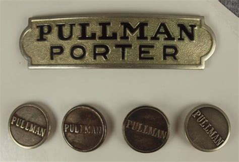 "pullman Porter" Hat Badge And 4 Buttons