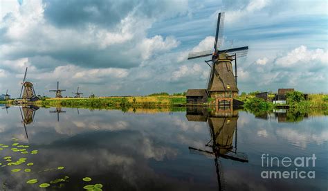 Kinderdijk Windmills Photograph by Nando Lardi - Fine Art America