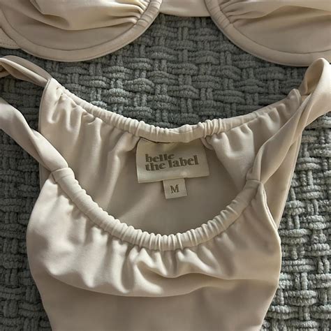 Belle The Label Oracle Bikini In Cream Only Worn A Depop