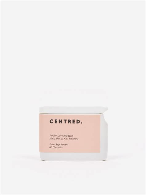 Centred Tender Love And Hair Supplements 60 Capsules Goodhood