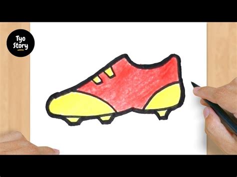 302 How To Draw A Football Shoes Easy Drawing Tutorial, 51% OFF