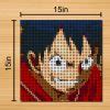 Luffy One Piece Pixel Art Movie Moc With Pieces Moc Brick Land