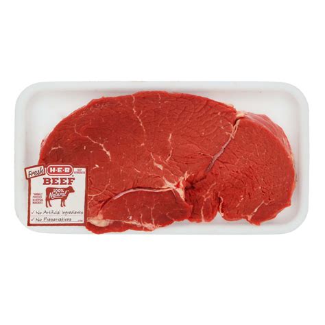 H E B Boneless Beef Center Cut Sirloin Steak Usda Select Shop Beef