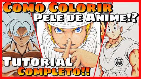 Como Colorir Pele De Anime Tutorial De Pele De Anime Completo Lapis