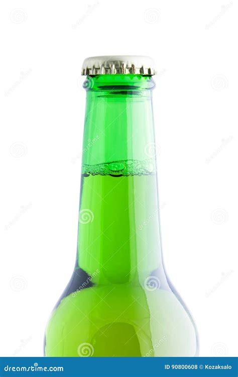 Frasco Da Cerveja Isolado No Fundo Branco Foto De Stock Imagem De