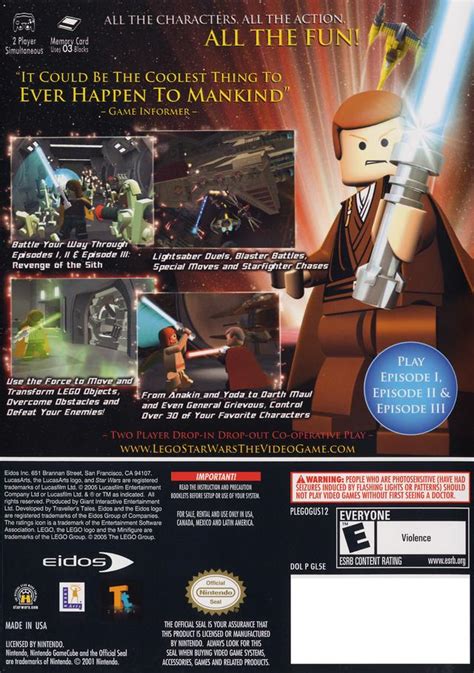 Lego Star Wars Box Shot For Playstation Gamefaqs