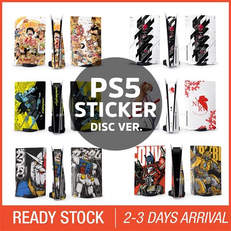 Ps5 Sticker Body Wrap Skin Playstation 5 Disc Full Body Wrap Skin