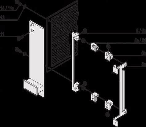 Pcb Bracket For Fixing Front Panelpcb Die Cast Zinc 60807 181 Nvent