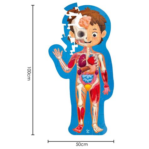 Puzzle Cuerpo Humano 60 Piezas Universo Azul