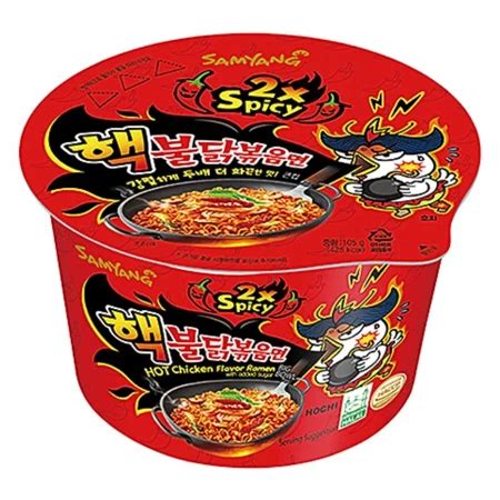 Zupka Buldak 2x Spicy Ostry Kurczak Zupa Ramen Big Bowl Samyang 105g