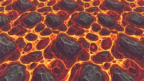 Hand Painted Textures Vol 75 Lava In Materials Ue Marketplace