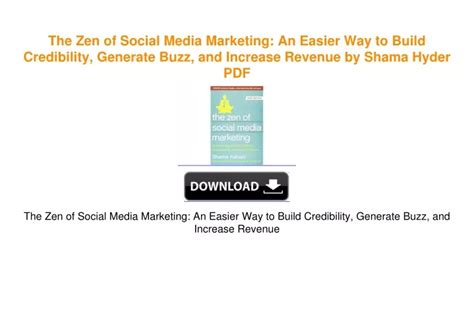 Ppt The Zen Of Social Media Marketing An Easier Way To Build