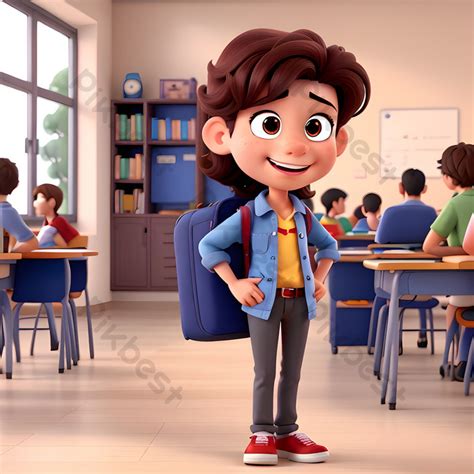 Student Cartoon Character PNG Images | JPG Free Download - Pikbest