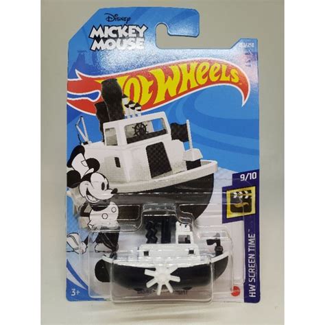 Hot Wheels Hw Screen Time Disney Steamboat Mickey Mouse Shopee Brasil