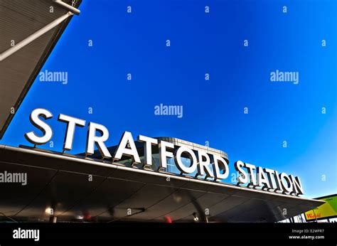 Stratford international station hi-res stock photography and images - Alamy