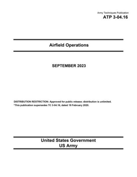 Army Techniques Publication Atp Airfield Operations September