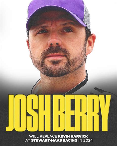 Nascar On Nbc On Twitter Joshberry Will Drive The No Car For