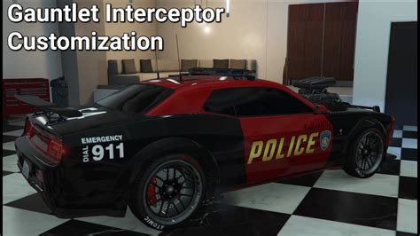 GTA 5 DLC Car Customization Gauntlet Interceptor YouTube