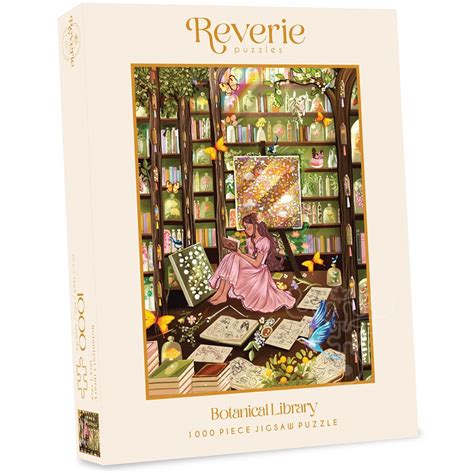 Reverie Botanical Library Puzzle 1000pcs Puzzles Canada