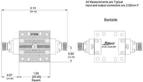 EVAL HLM 40P Evaluation Board DC 40GHz Surface Mount Limiter