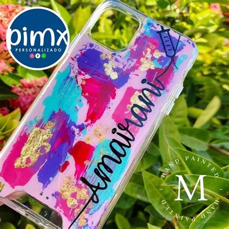 Funda Personalizada Pintada A Mano Abstracto Case Celular